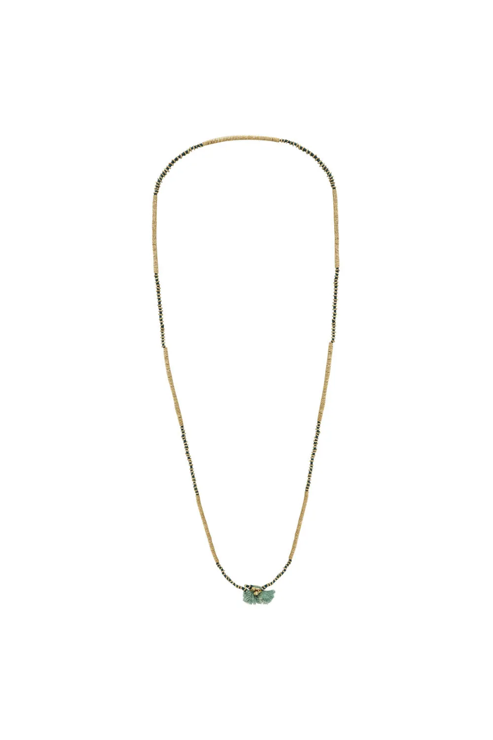 House of Tuhina Fuljhadi collana lunga 30" corallo