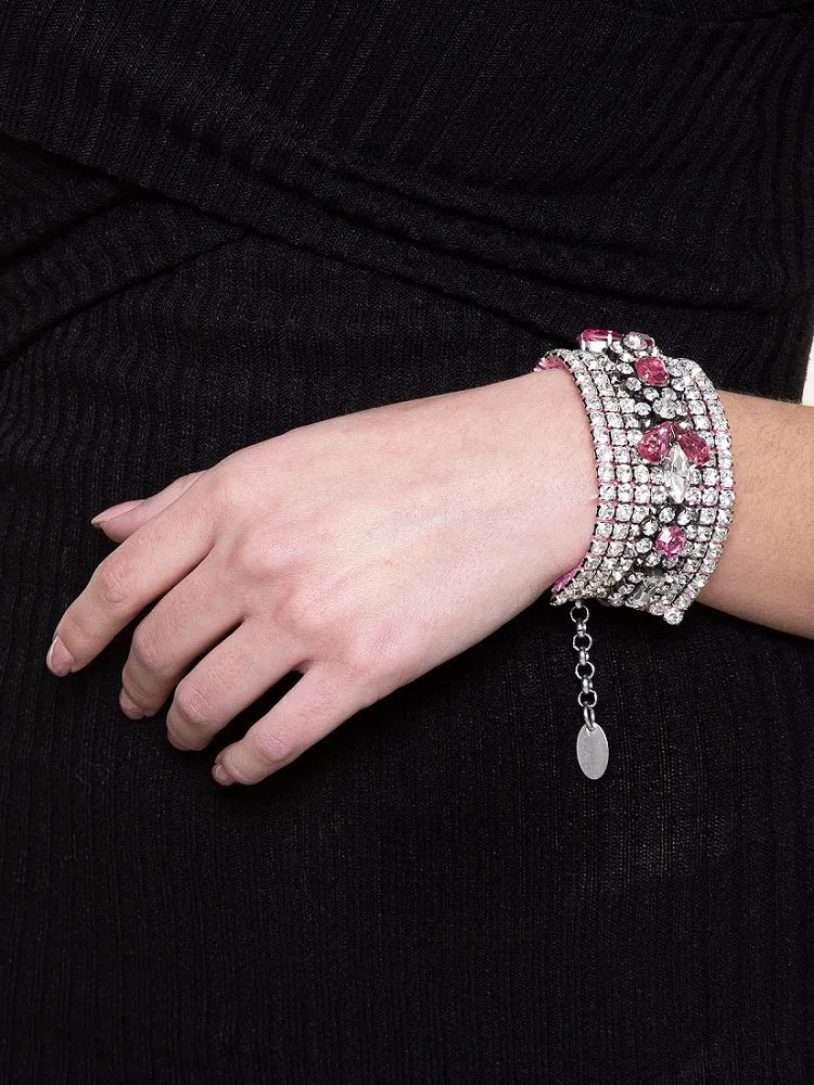Rada Bracciale Strass bracciale nero cristallo