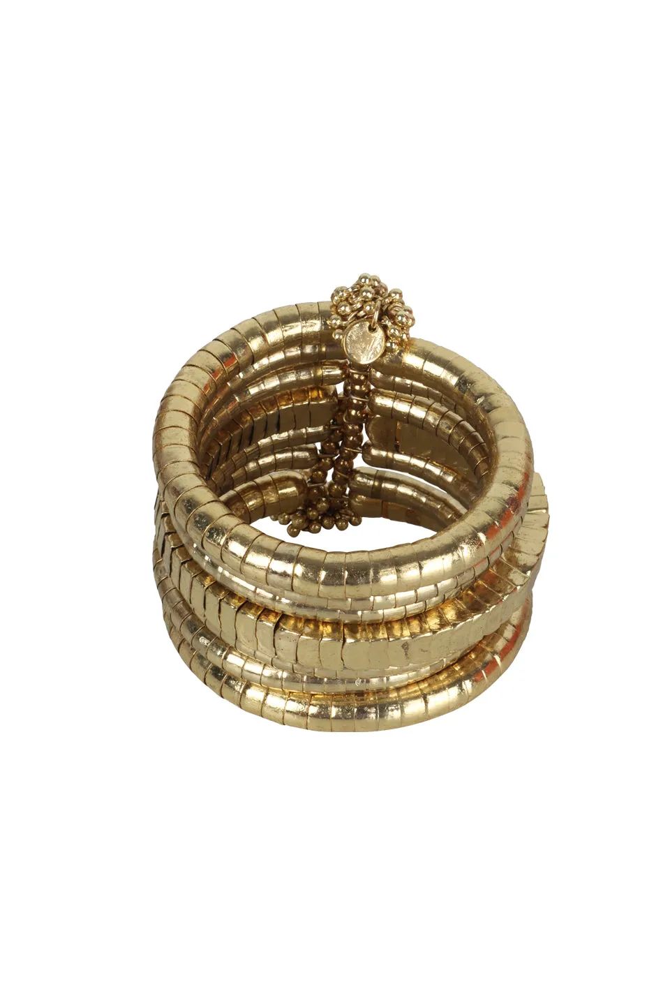 House of Tuhina Ahirani bracciale rigido oro