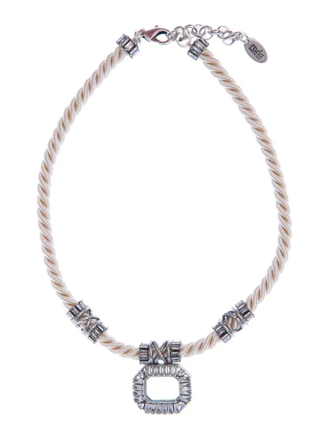 Rada Corda collana avorio argento antico