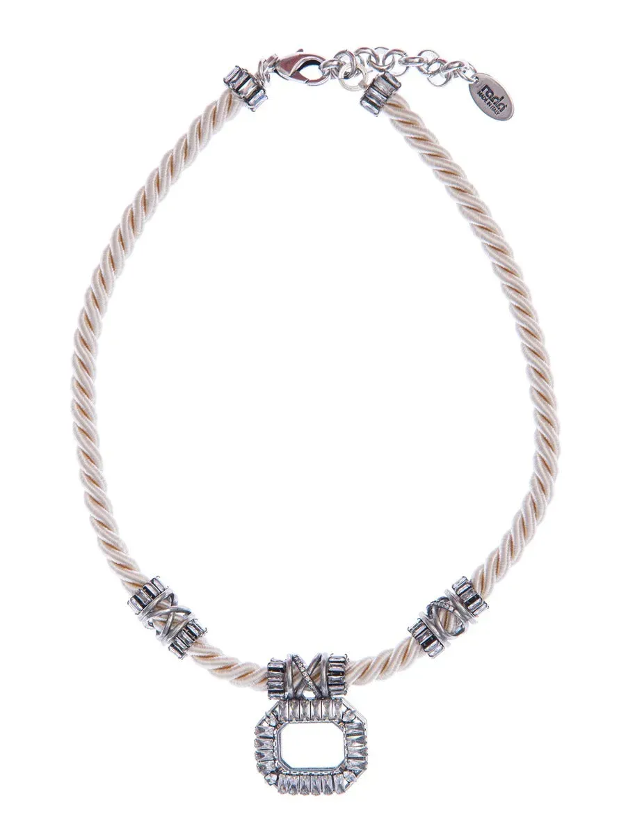 Rada Corda collana avorio argento antico