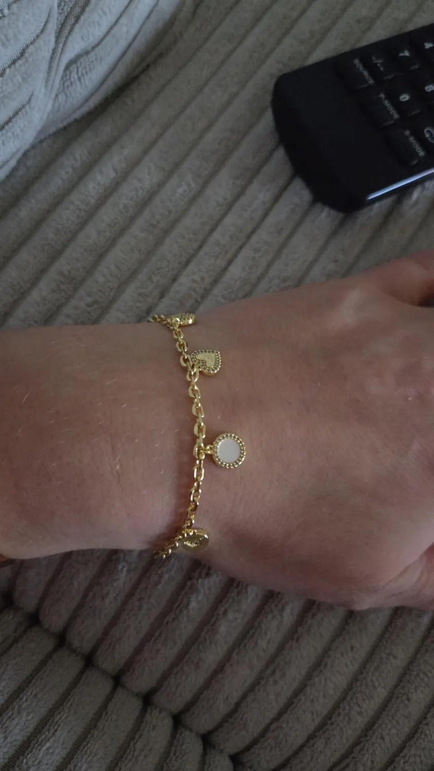 Emporio Armani Bracciale Oro Verde Perla 16+3 cm