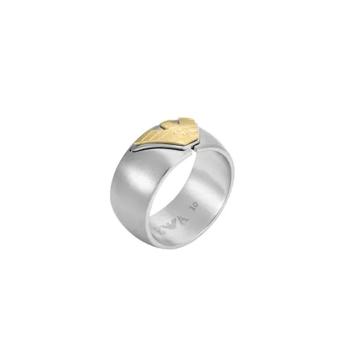 Emporio Armani EGS325404010 anello fascia multicolore spazzolato