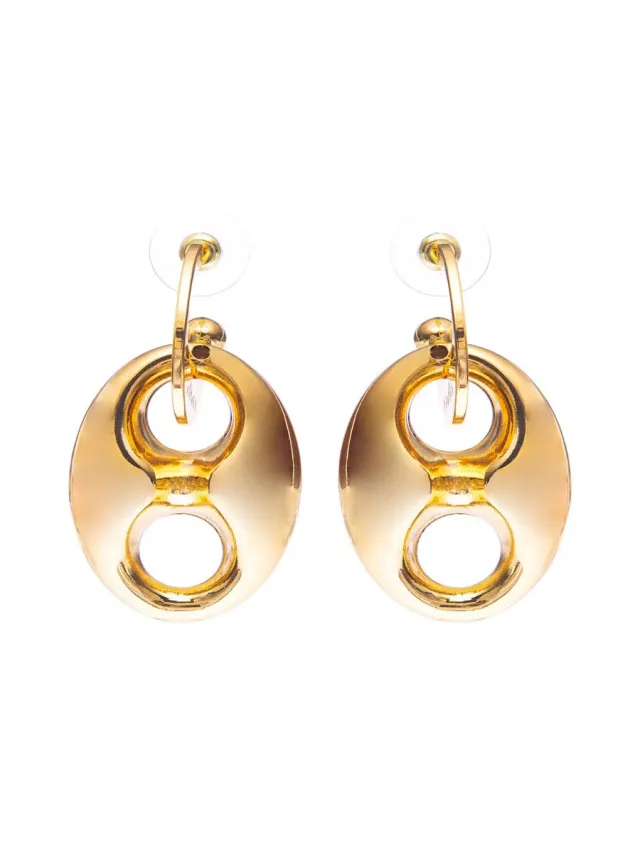 Rada Orecchini Marina pendente maglia oro argento
