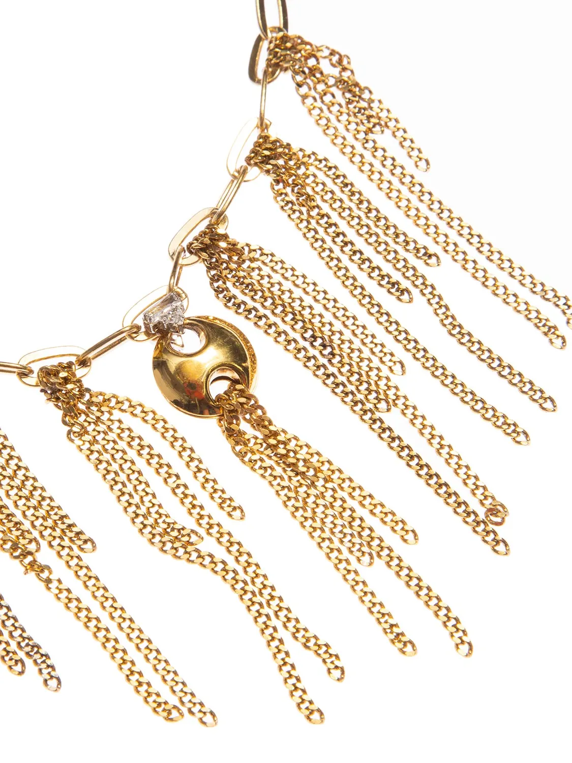 Rada Frange collana oro antico con punto luce