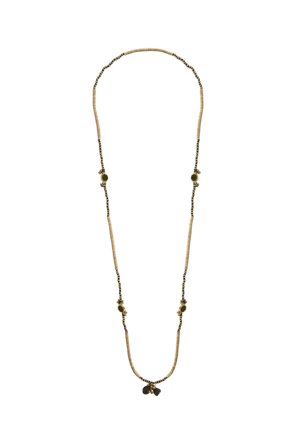 House of Tuhina Tarini collana corallo oro sole