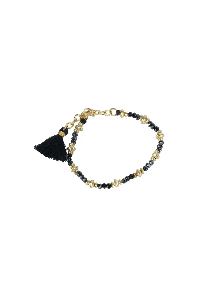 House of Tuhina Anika bracciale Moon Gold fatto a mano
