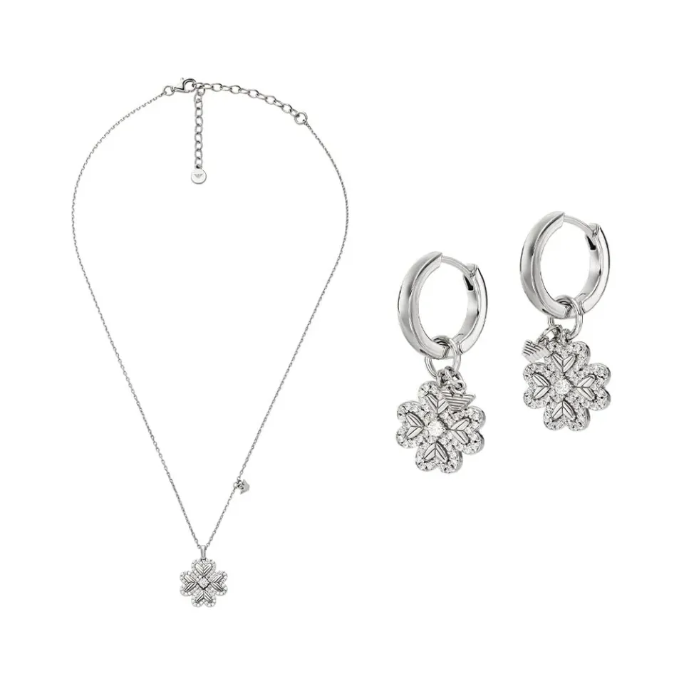 Emporio Armani Set Collane Donna effetto strati quotidiano
