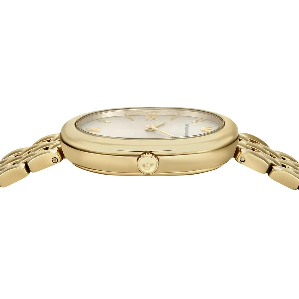 Emporio Armani Orologio Linee Geometriche Toni Caldi