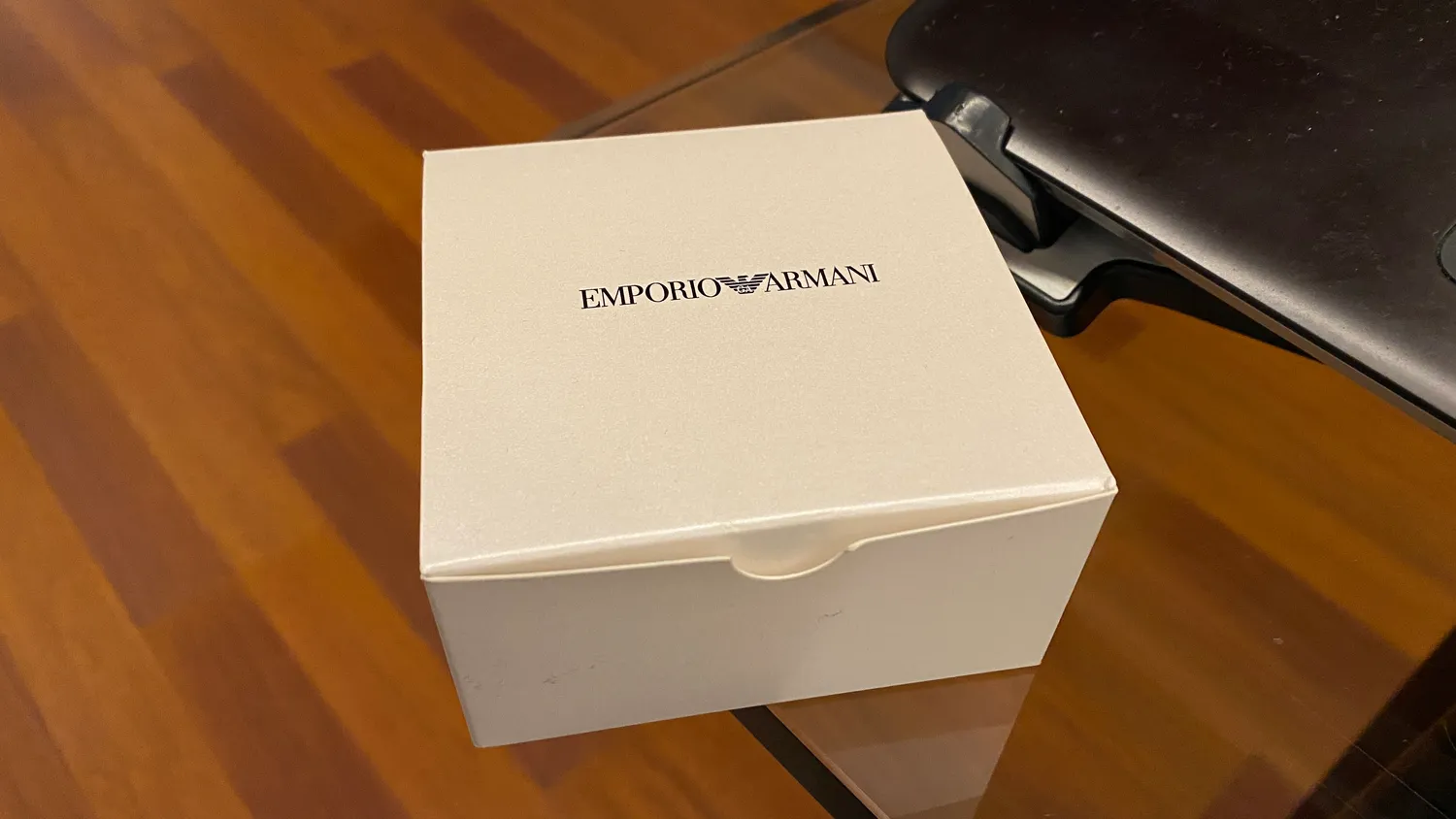 Emporio Armani bracciale uomo argento acciaio