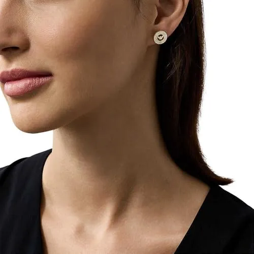 Emporio Armani orecchini donna oro tenue perno argento