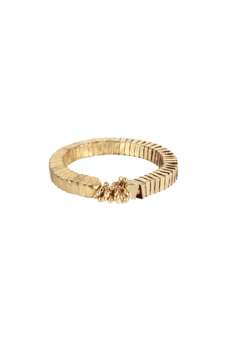 House of Tuhina Ananta Square Bangle bracciale oro
