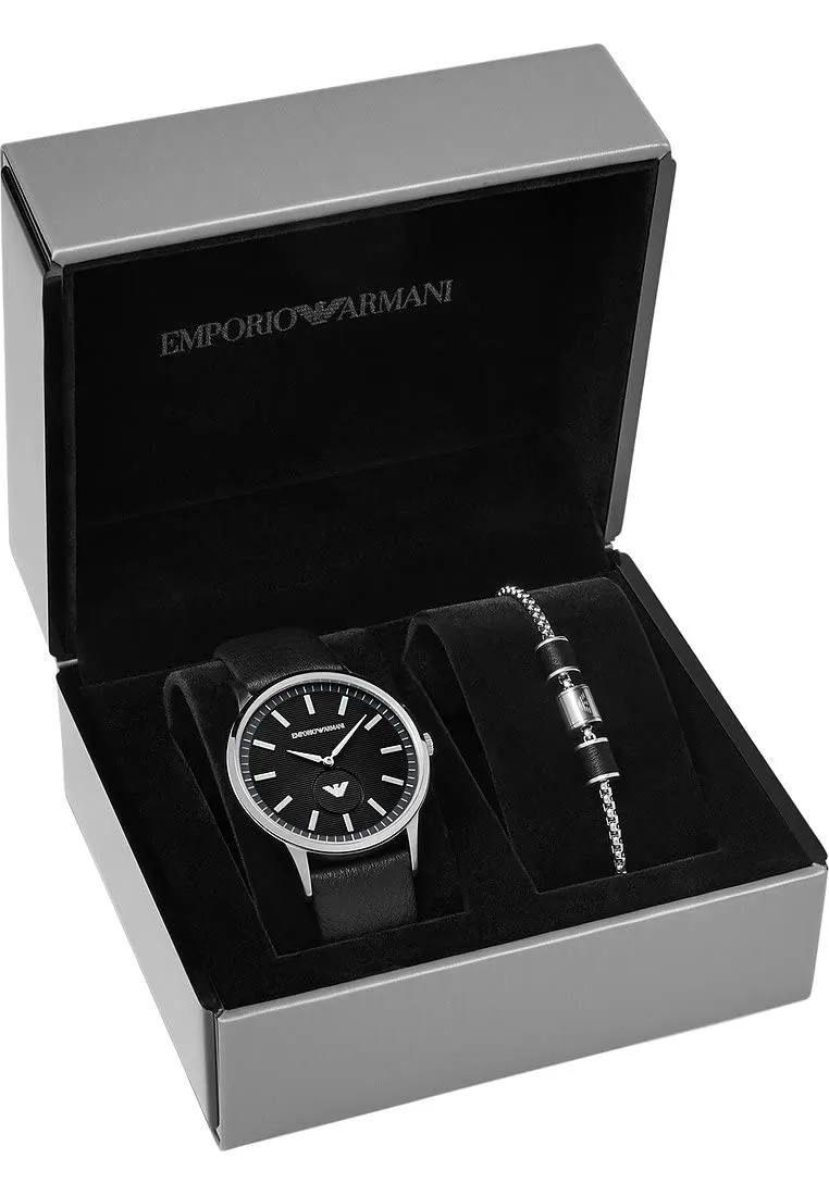 Emporio Armani AR80039 orologio uomo 43mm cinturino pelle