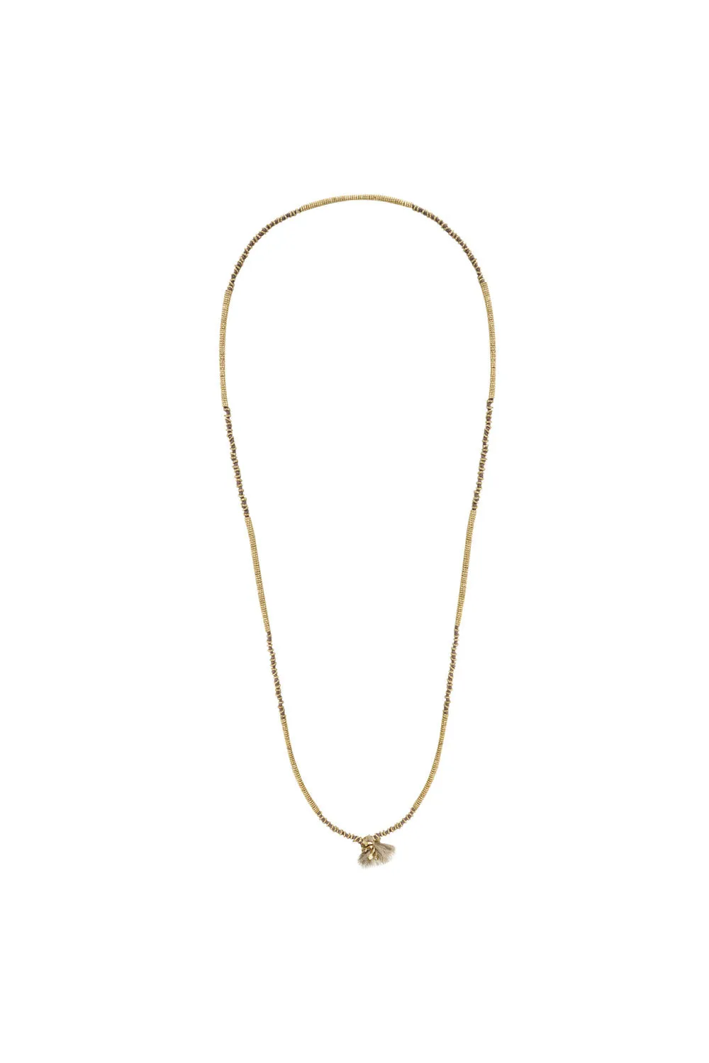 House of Tuhina Fuljhadi collana lunga 30" corallo