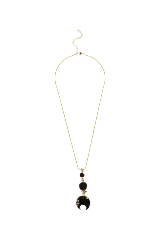 House of Tuhina Viya collana pietra oro