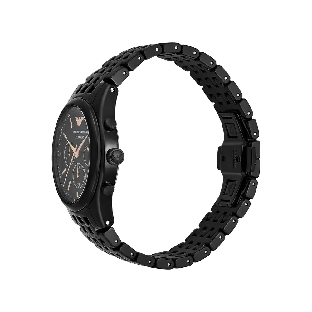 Emporio Armani AR70015 orologio uomo ceramica nera