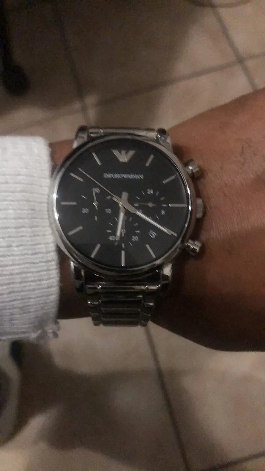 Emporio Armani AR1853 Orologio Uomo Cronografo Acciaio 41 mm