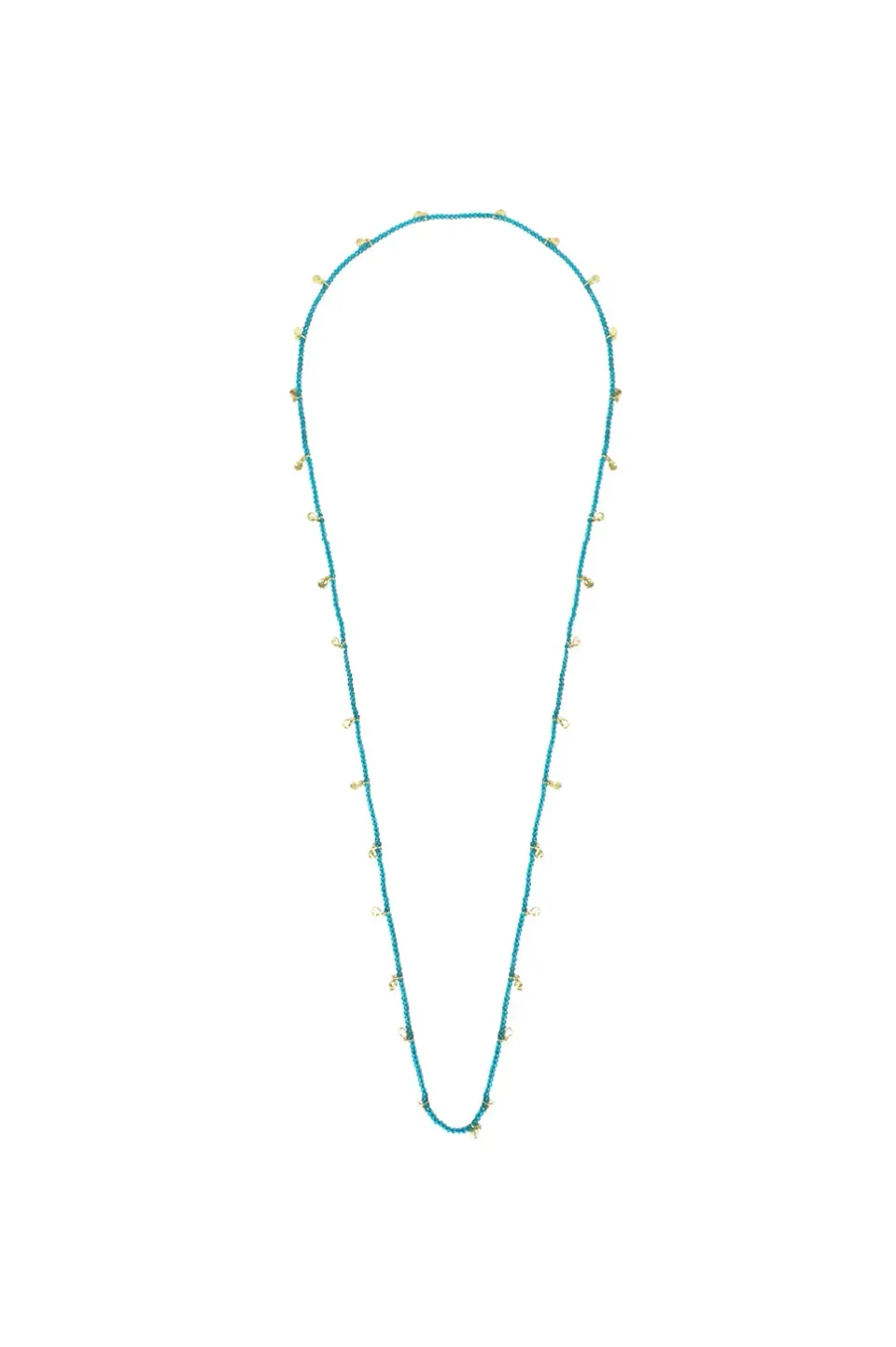 House of Tuhina Rimjhim collana blu acqua intrecciata