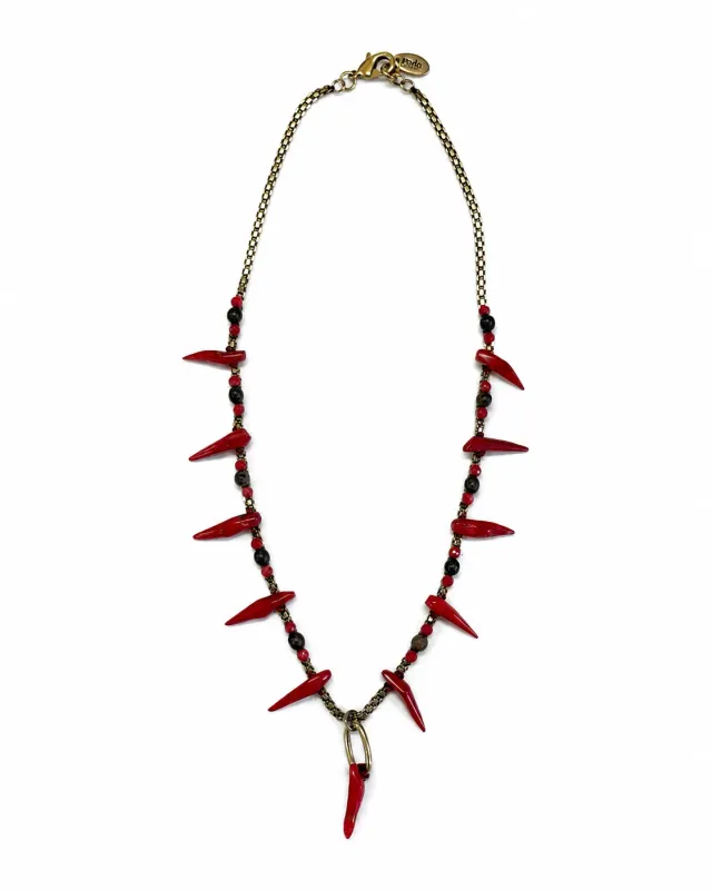 Rada Coralli Rossi collana corallo perle