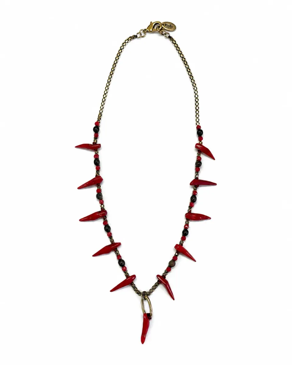 Rada Coralli Rossi collana corallo perle