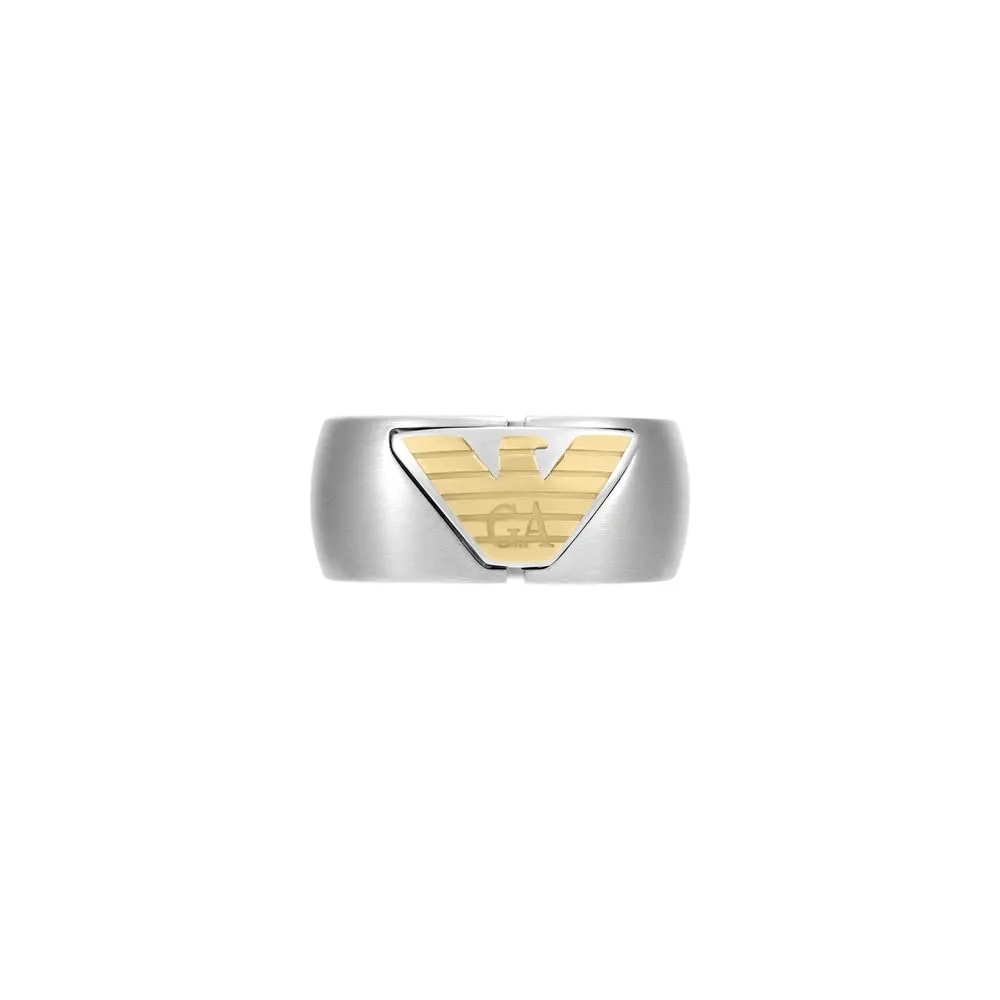 Emporio Armani EGS325404010 anello fascia multicolore spazzolato