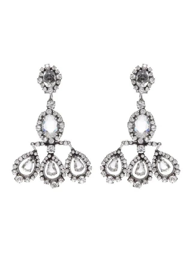 Rada Orecchini Chandelier Cristallo Strass