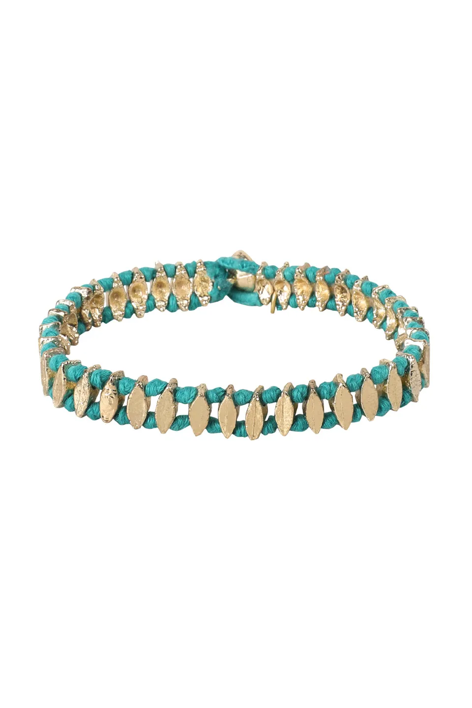 House of Tuhina Nabila bracciale corallo pietra foglia