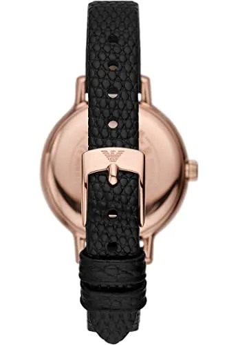 Emporio Armani AR11485 Orologio Donna 32mm Nero Glitter