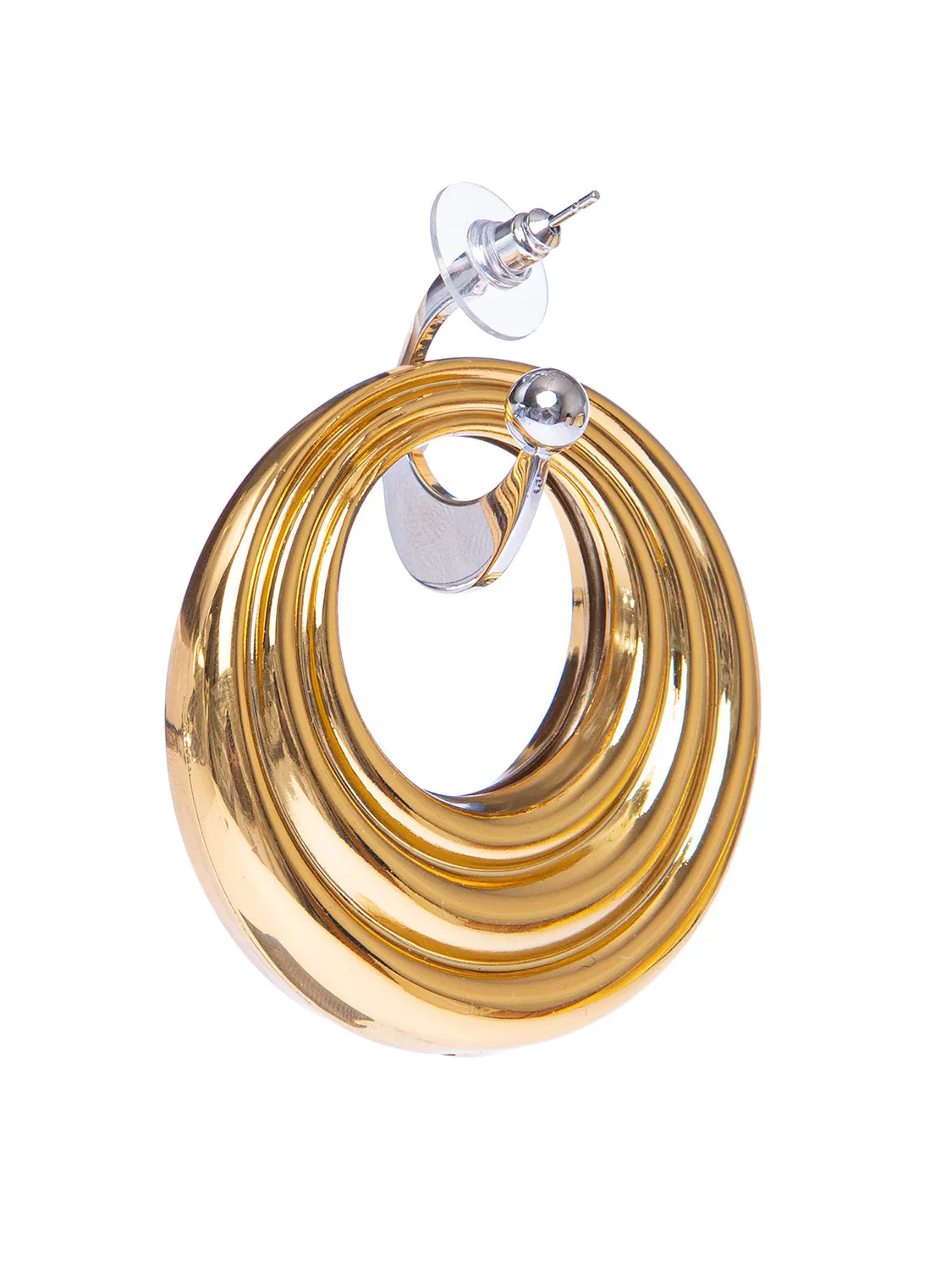 Rada Cerchio in Metallo orecchini gold a cerchio spesso