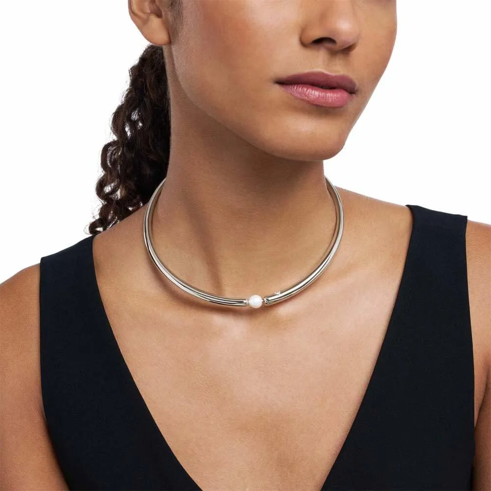 Emporio Armani EGS3255040 Collana Acciaio Argento rigida