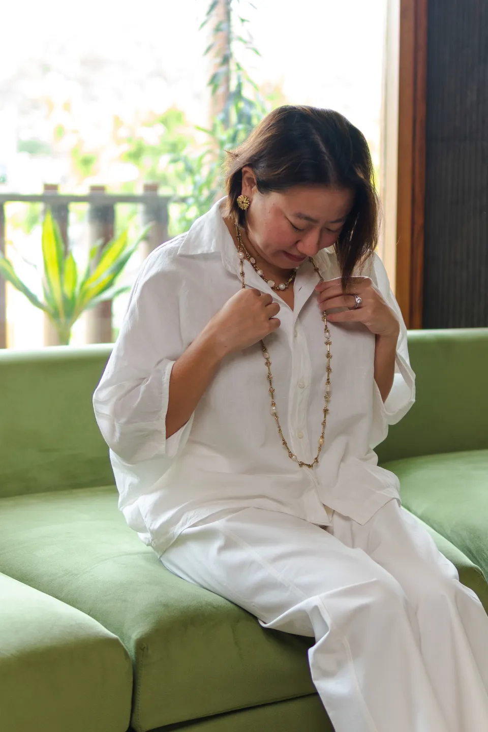 House of Tuhina Baisa Bibbo collana perle oro