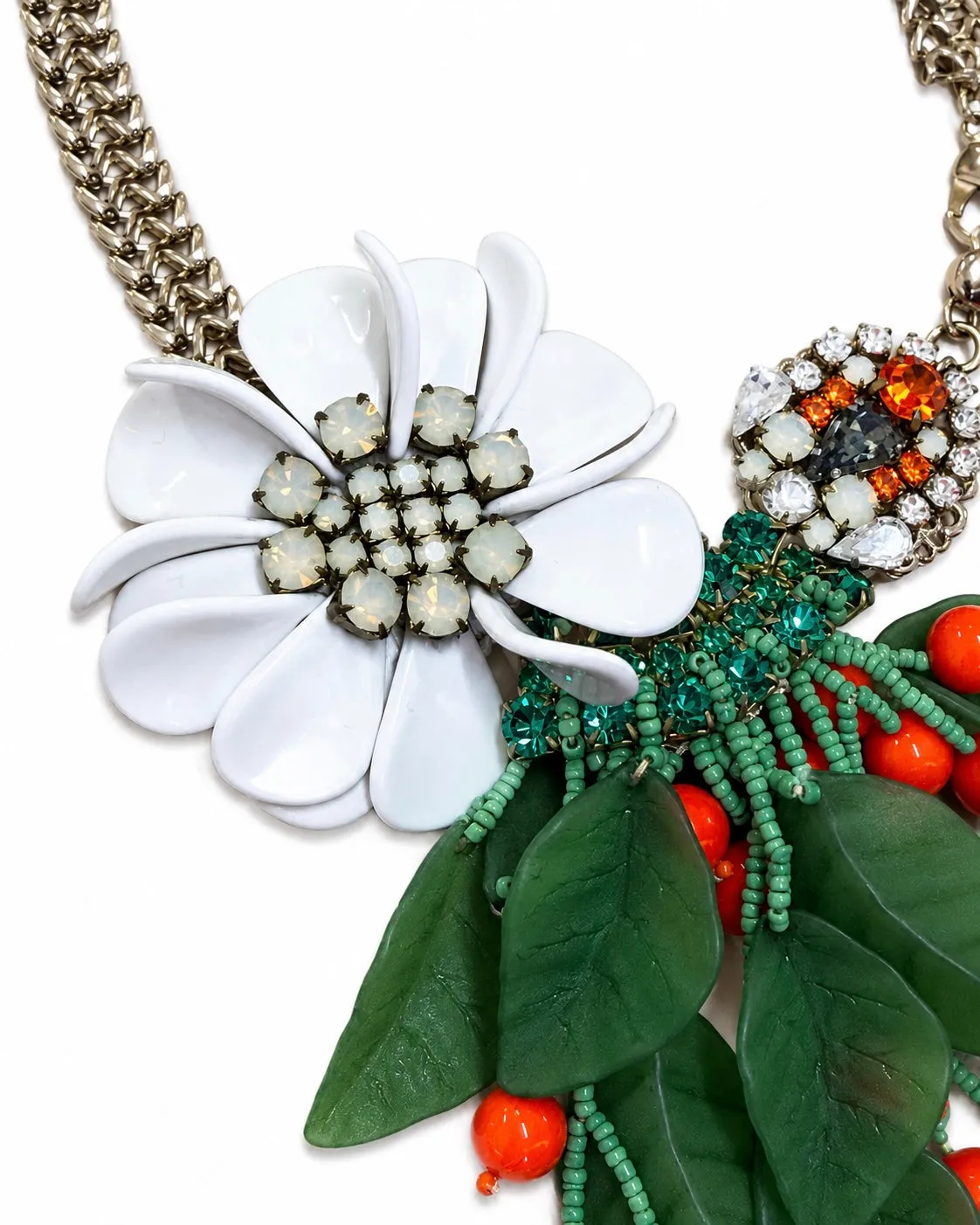 Rada Collana Fiore Botanico tropicale fatta a mano