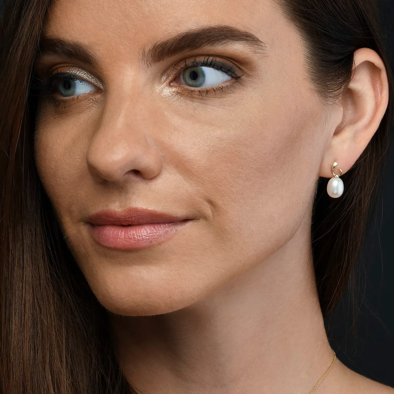 Diamond Treats Orecchini Perle Oro Giallo 9K Acqua Dolce