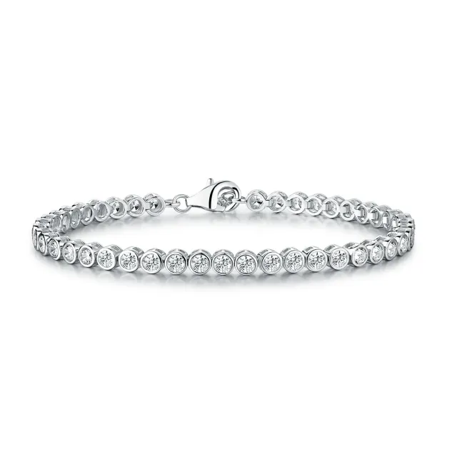 Diamond Treats Bracciale Tennis Argento 925 19 cm Zirconi 3 mm