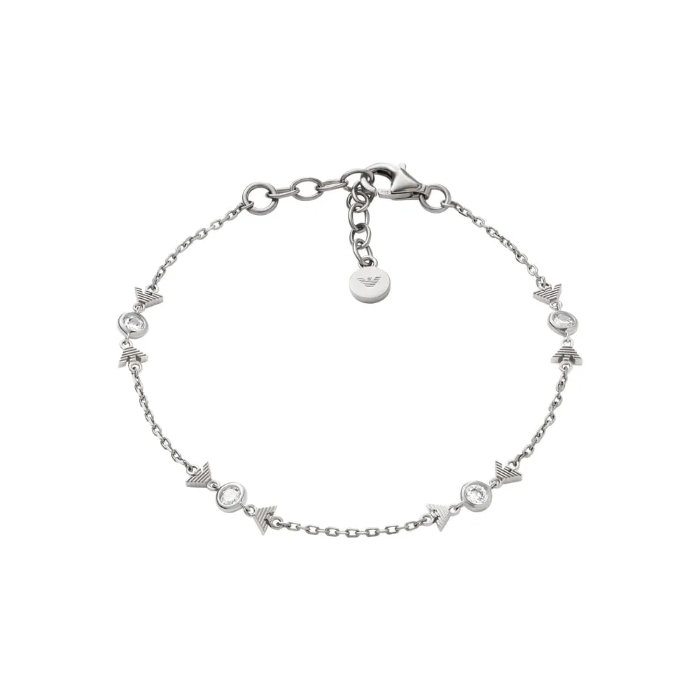 Emporio Armani set bracciali donna acciaio argento