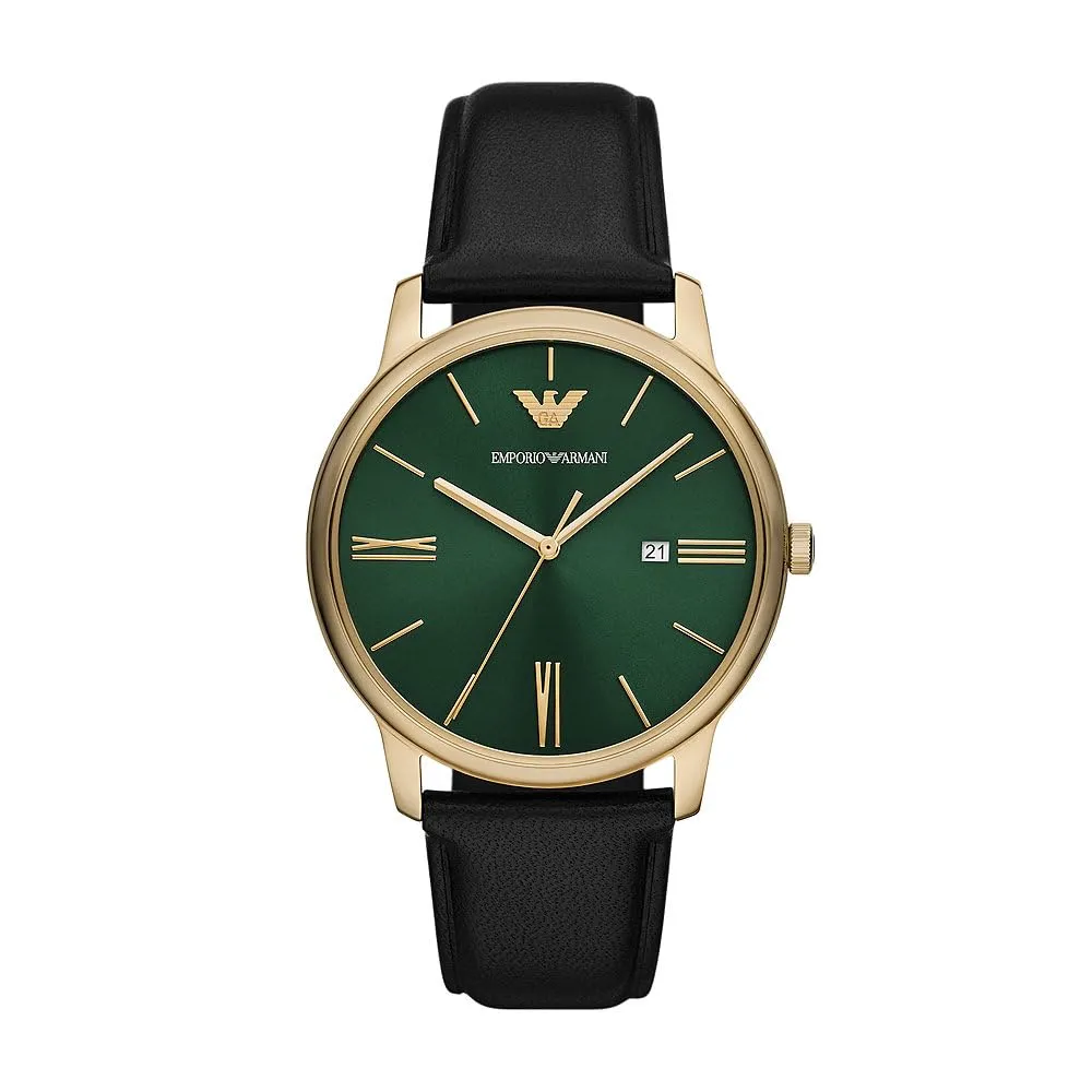 Emporio Armani Orologio Uomo Marrone Oro