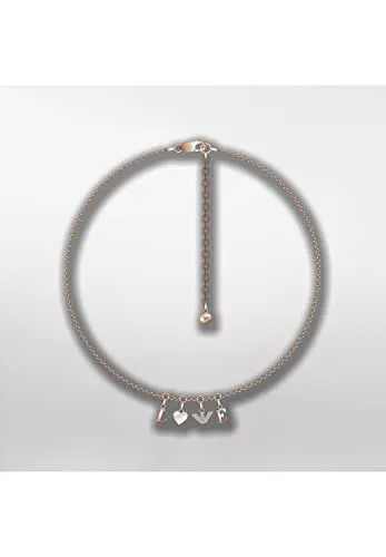 Emporio Armani EGS2955221 EGS2954221 set collana orecchini oro rosa