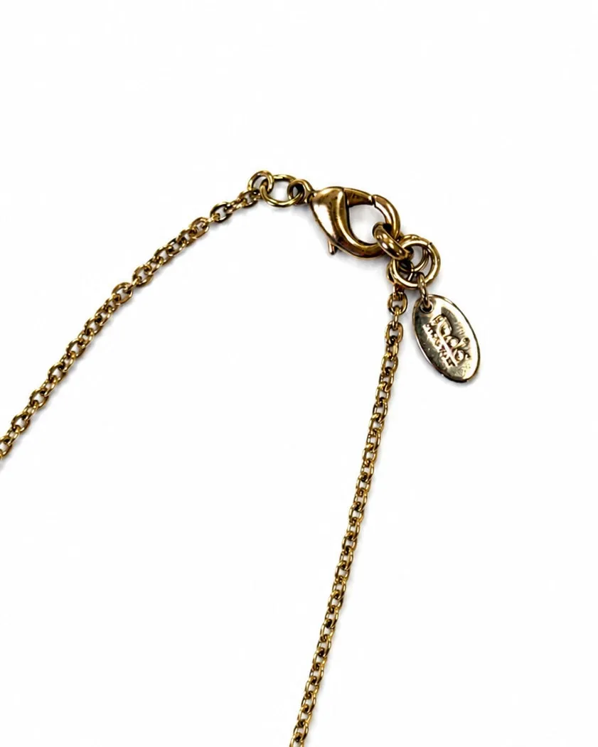 Rada Collana Catena Gold con Moschettone e Strass