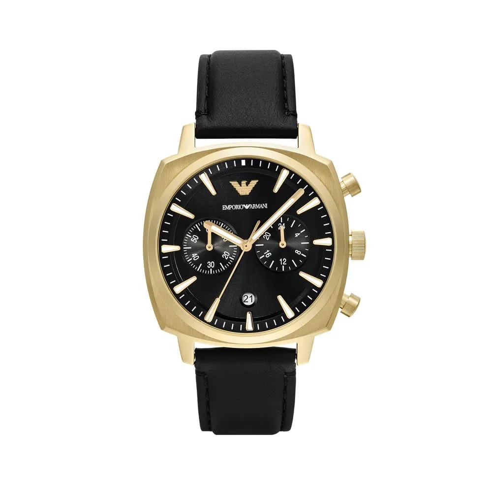 Emporio Armani Orologio Uomo Cronografo 40mm Nero Jet