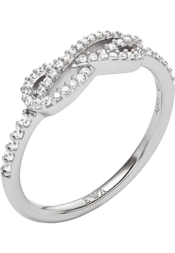 Emporio Armani EG3599040 Anello Donna Argento 925 Misura 5.5