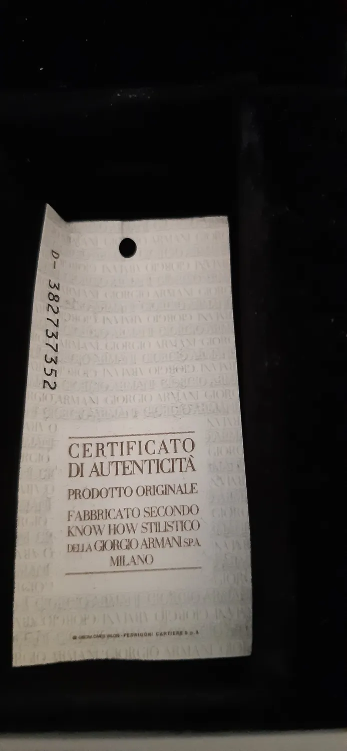 Emporio Armani orologio uomo nero e argento casual