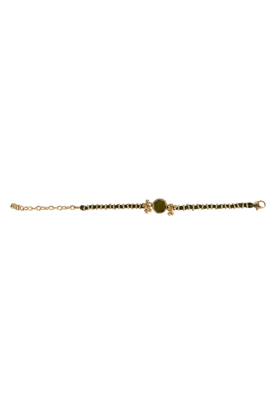 House of Tuhina Trajva Tarini bracciale corallo oro sole