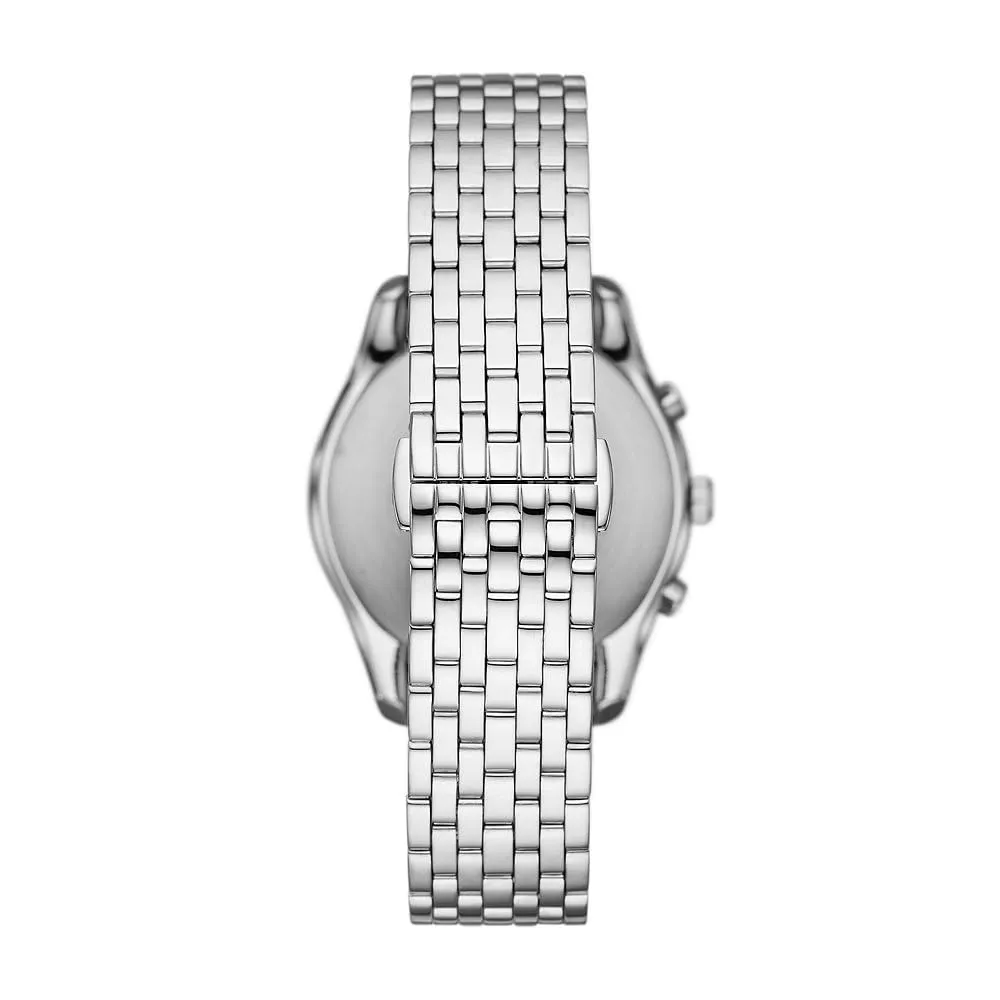 Emporio Armani orologio argento blu scuro uomo