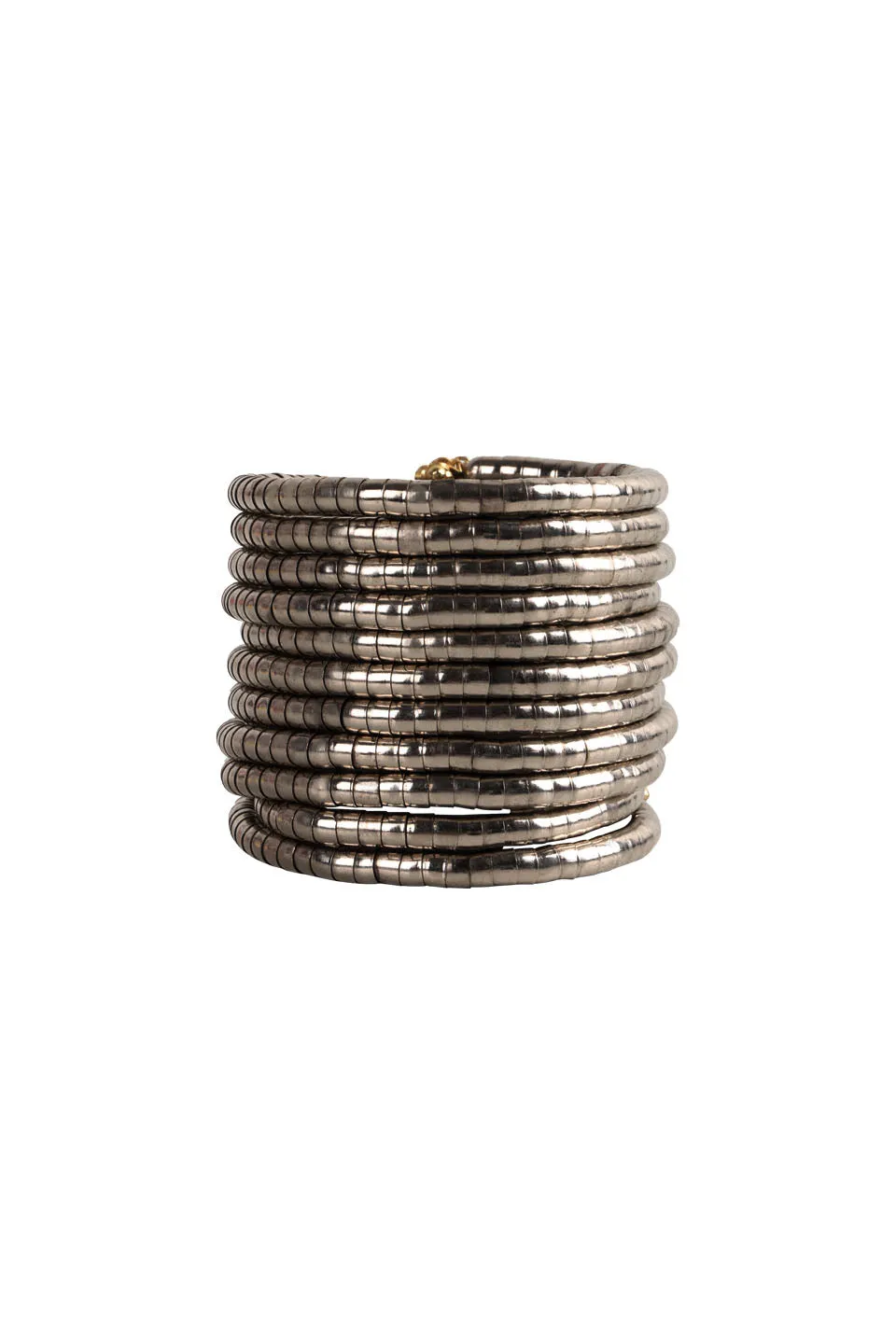 House of Tuhina Ahirani Bangle Spirale Oro rigido