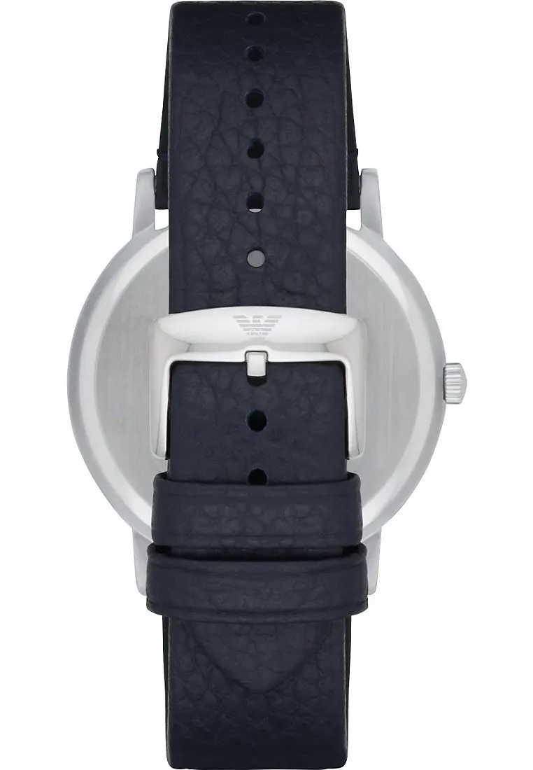 Emporio Armani Orologio Uomo Blu e Argento Classico
