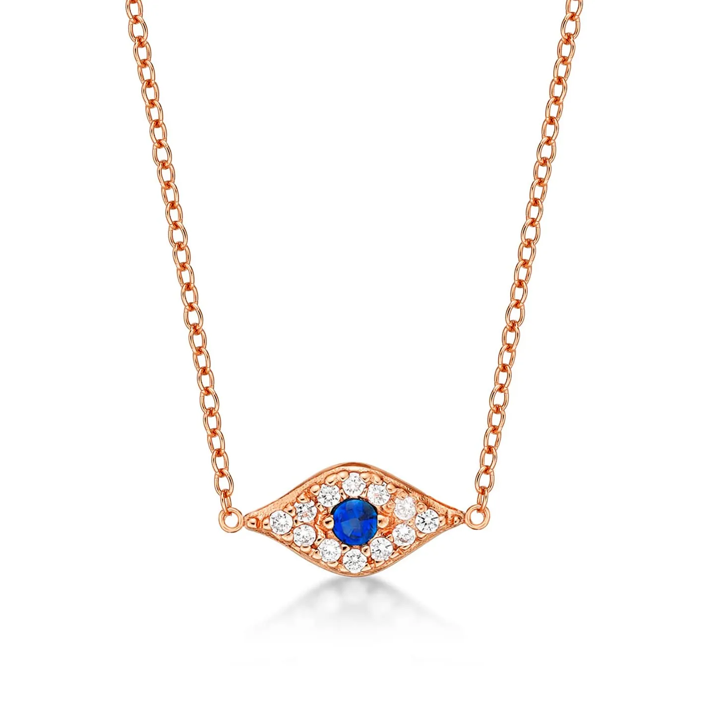Diamond Treats collana occhio turco argento 925 malocchio