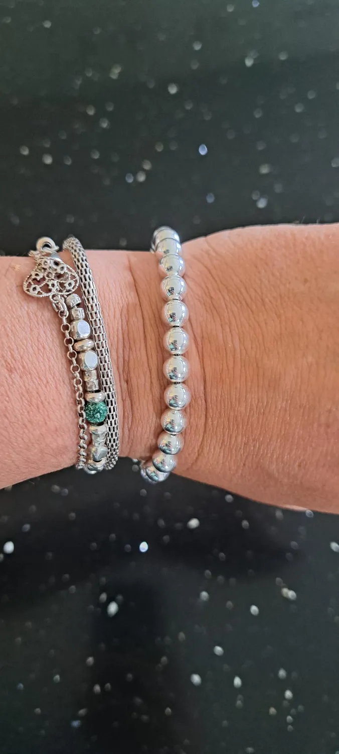 Diamond Treats Bracciale Sfere Argento 925 19 cm Donna
