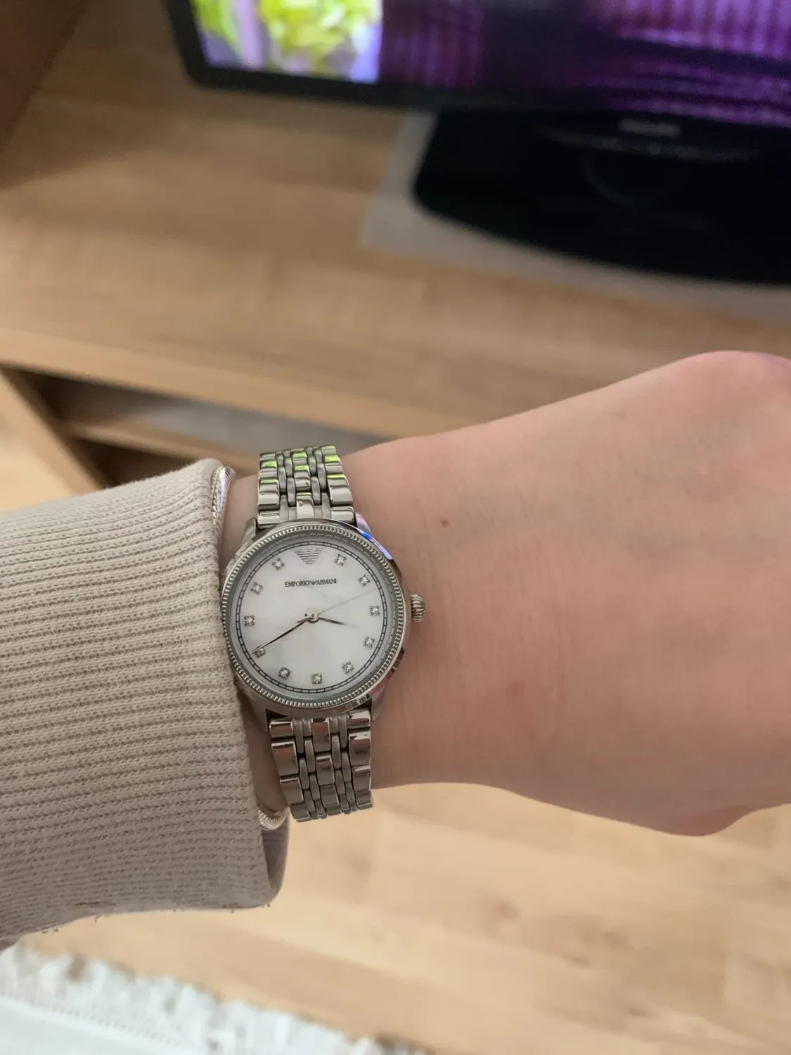 Emporio Armani AR1803 Orologio Donna Acciaio Grigio Argento