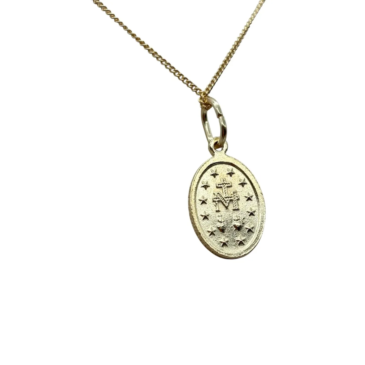 Ornamenta Medaglia Miracolosa collana argento 925 oro