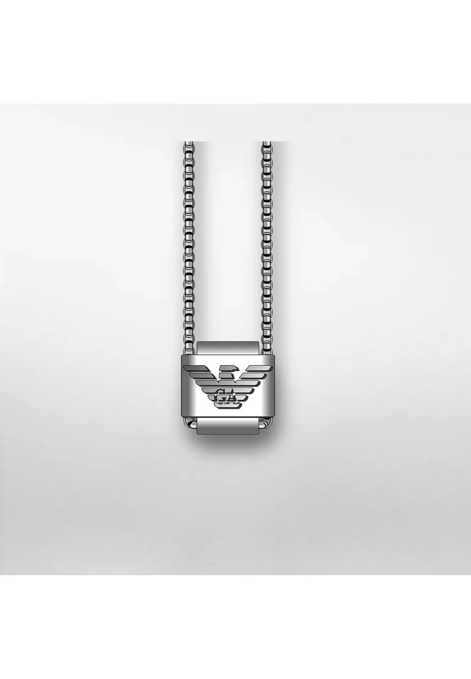 Emporio Armani EGS2915040 EGS2917040 set collana gemelli uomo argento